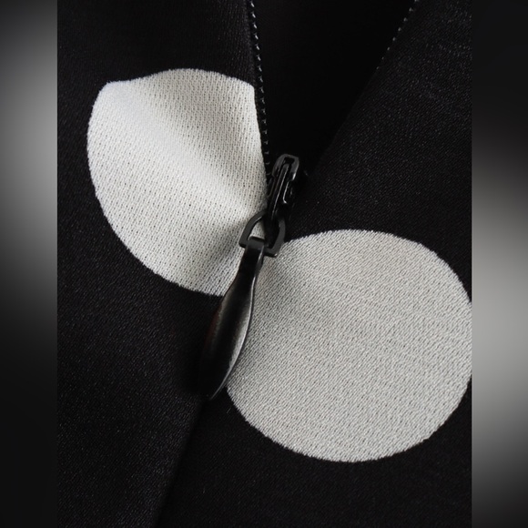 NWT One-Shoulder Polka Dot Ruffled Mini Dress – Chic Asymmetrical Party S/M/L - Picture 8 of 10